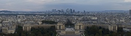 Süd Paris aus der zweiter Etage des Eiffelturm